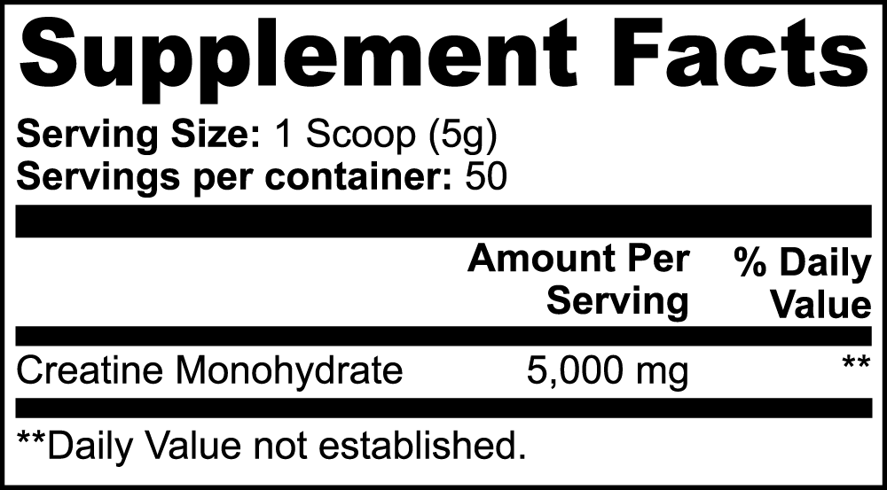 Creatine Monohydrate Firedog Works