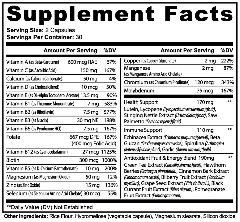 Complete Multivitamin Firedog Works
