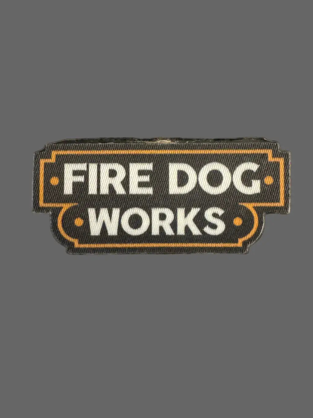 🔥 Fire Dog Works Fabric Patch (2” x 4”) Firedog Works
