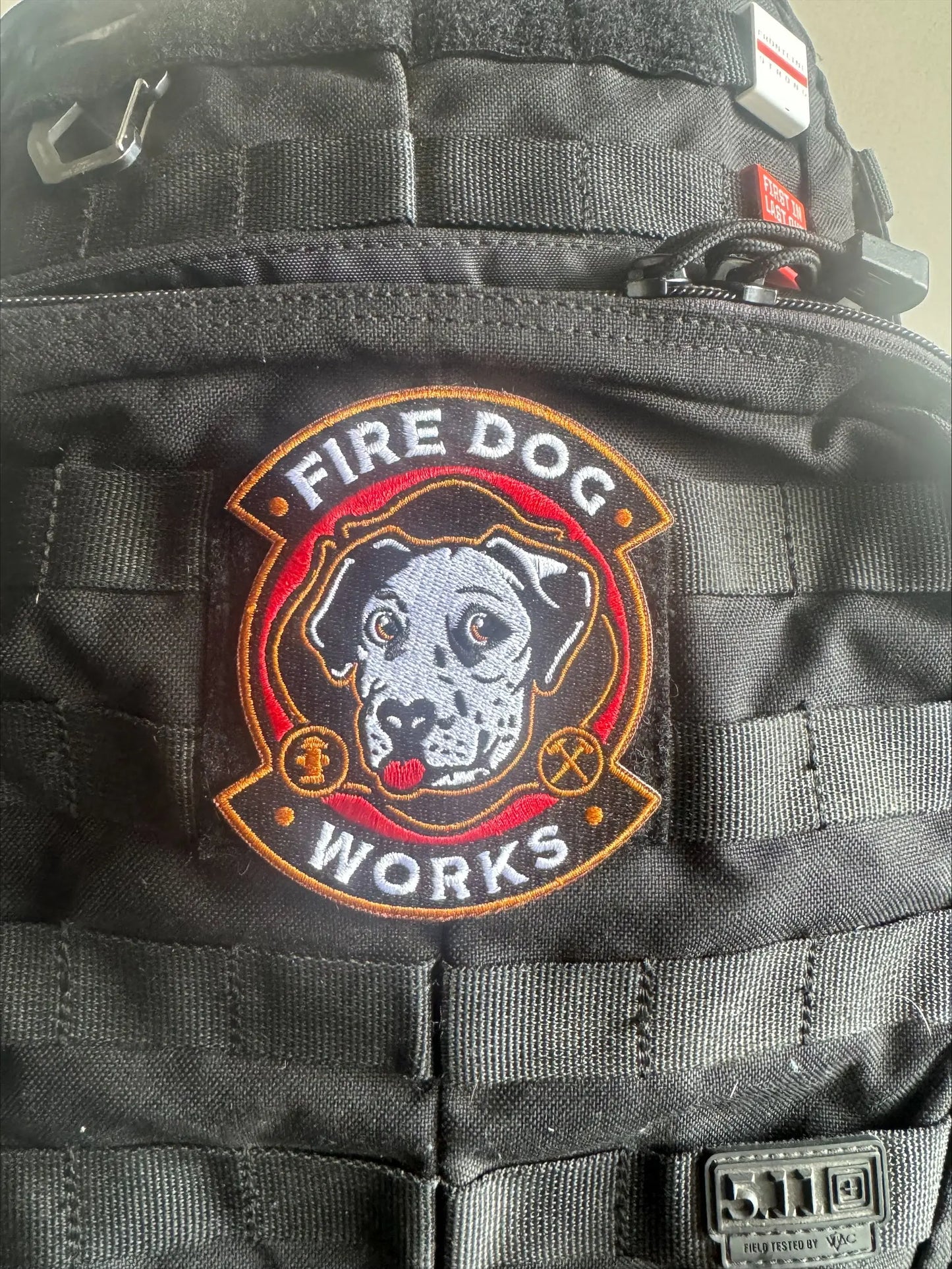 Firedog Works Embroidered Patch FIRE DOG WORKS