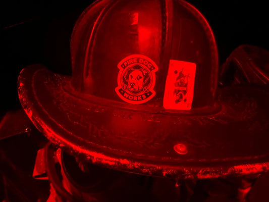 Firedog Sticker 2x2 FIRE DOG WORKS