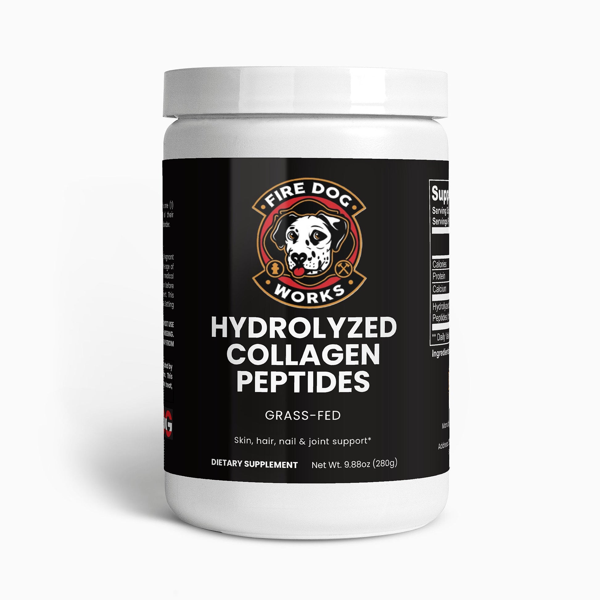 Grass-Fed Hydrolyzed Collagen Peptides Firedog Works