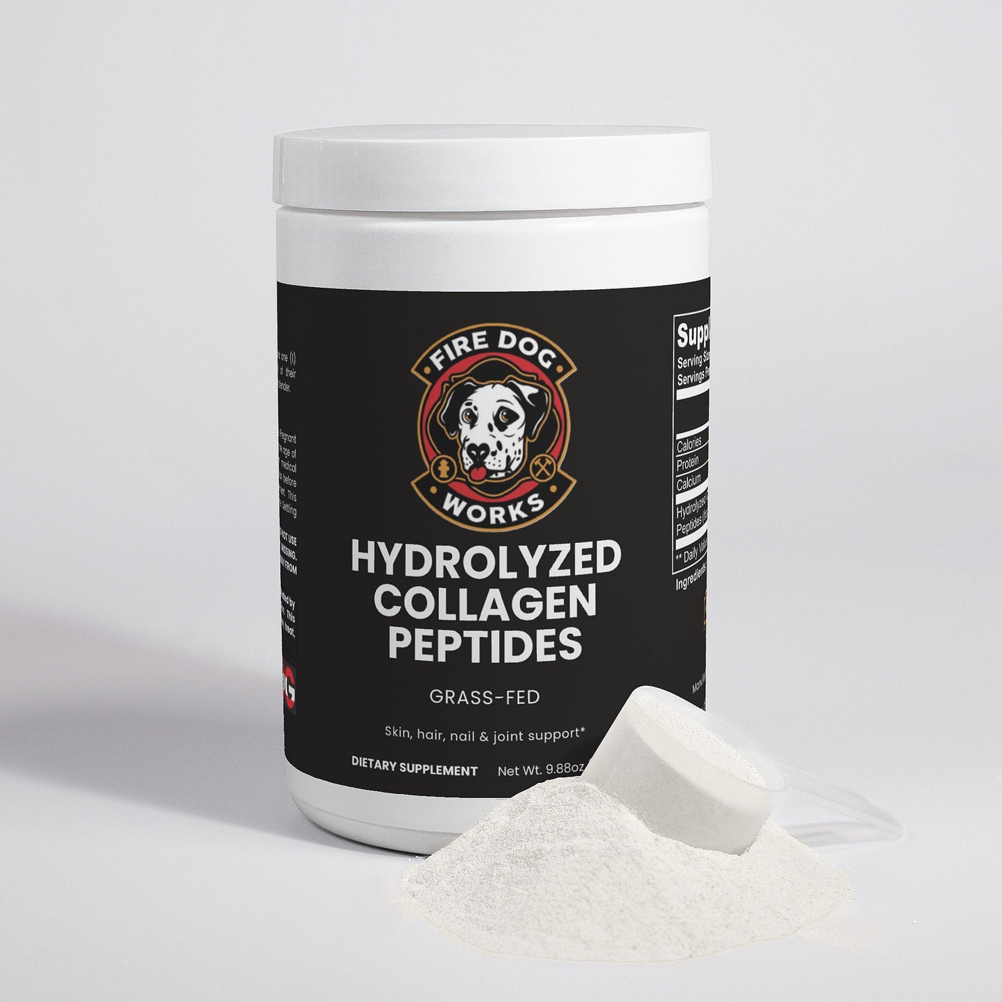 Grass-Fed Hydrolyzed Collagen Peptides Firedog Works