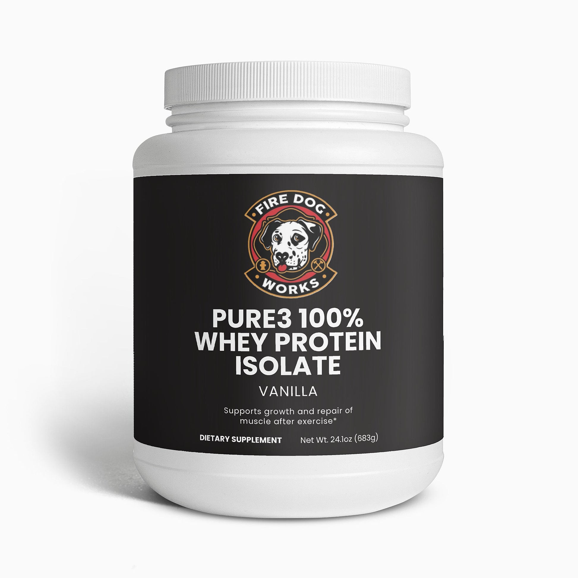 Pure3 100% Whey Protein Isolate (Vanilla) Firedog Works
