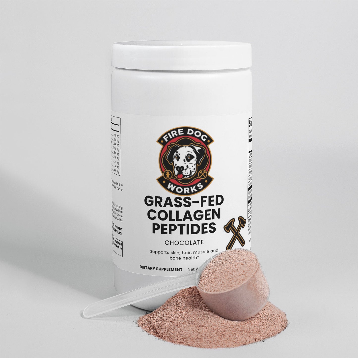 Grass-Fed Collagen Peptides Powder (Chocolate) Firedog Works