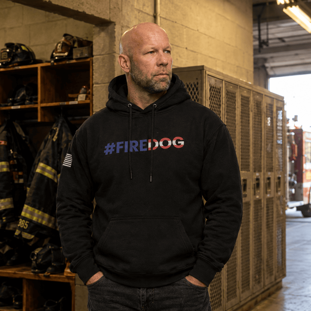 Heavy duty Firedog freedom hoodie