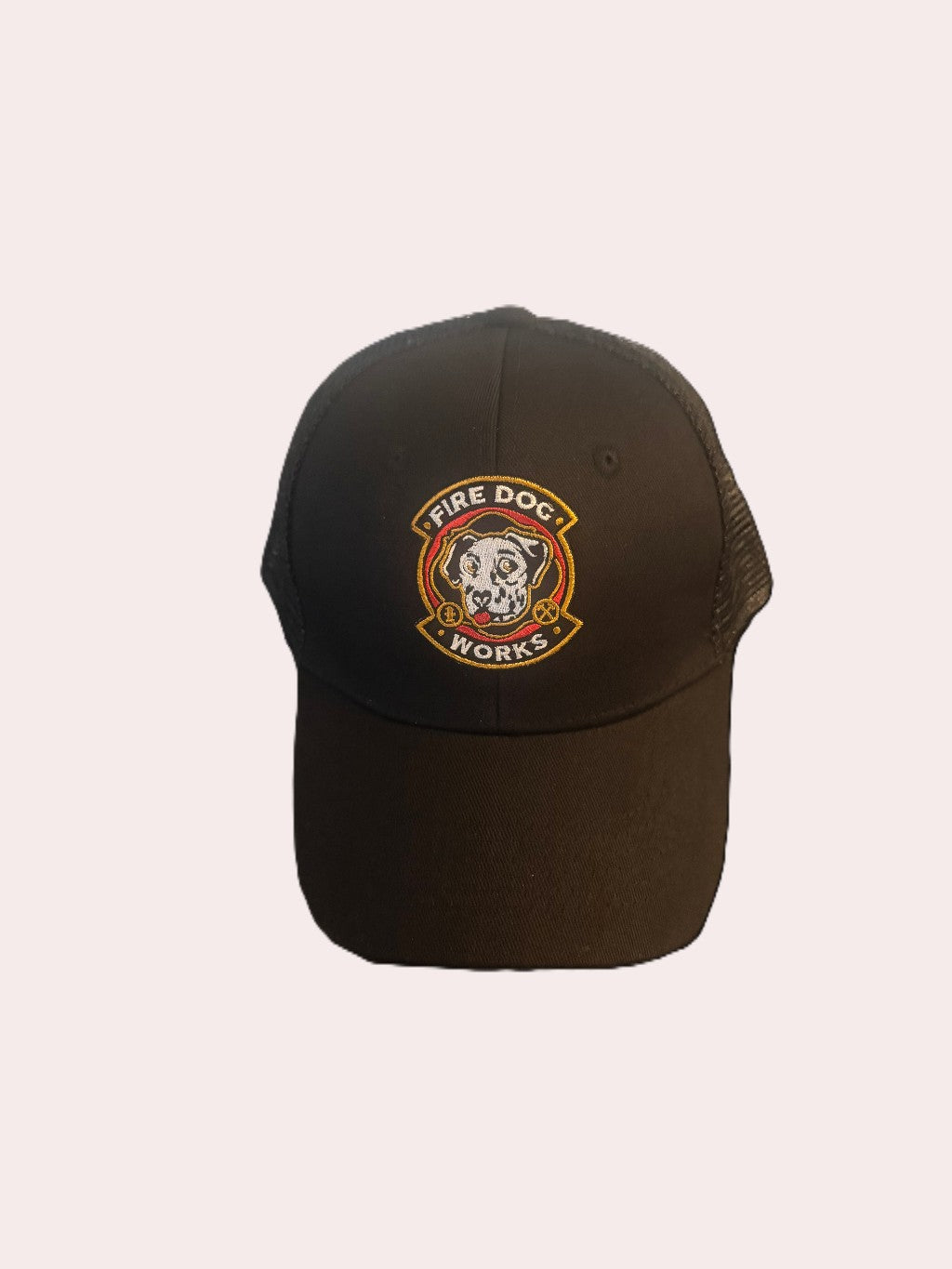 Firedog Works Blackout Trucker