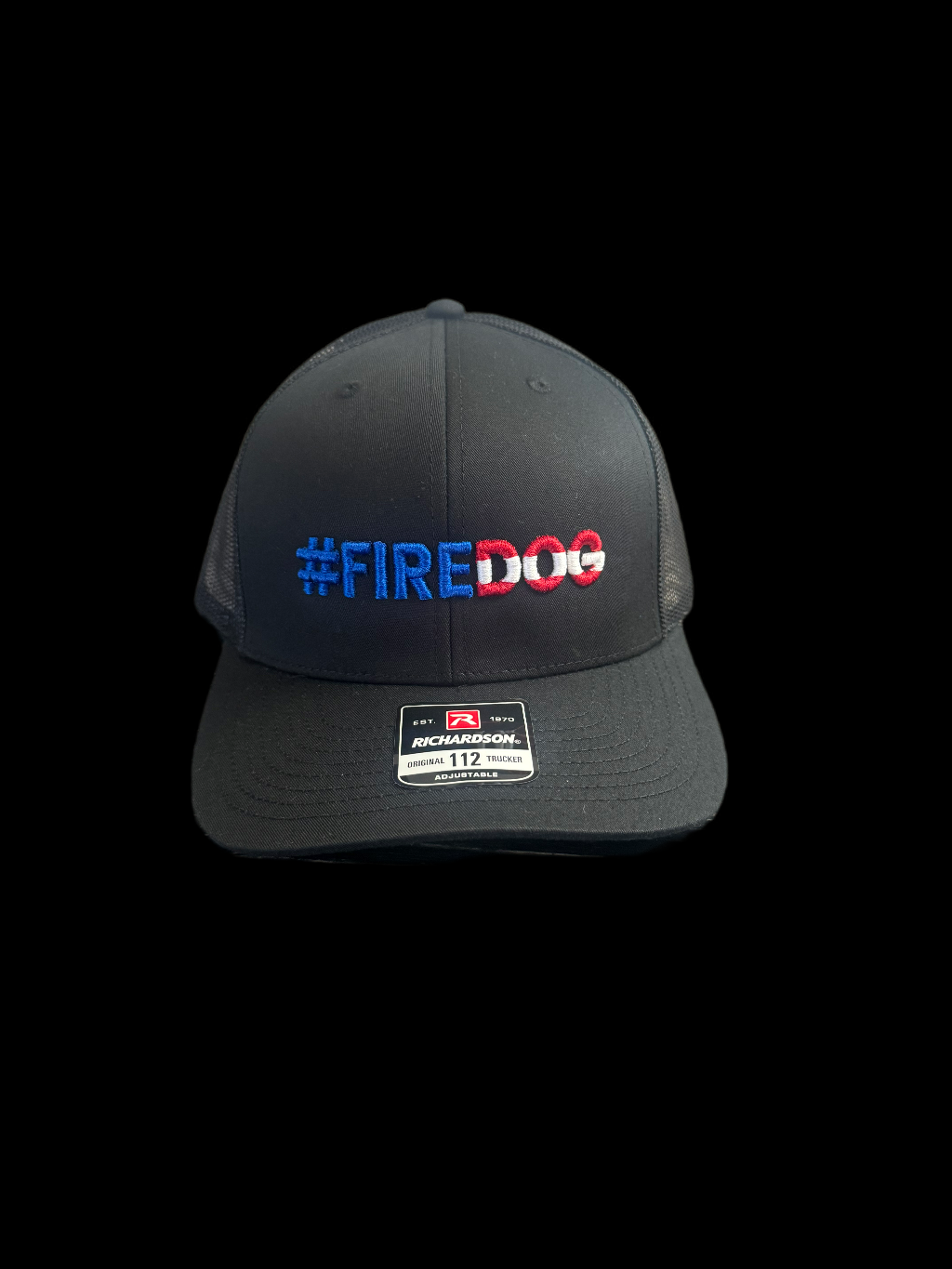 🔥 Firedog™ Richardson 112 Trucker Hat – #FIREDOG Edition