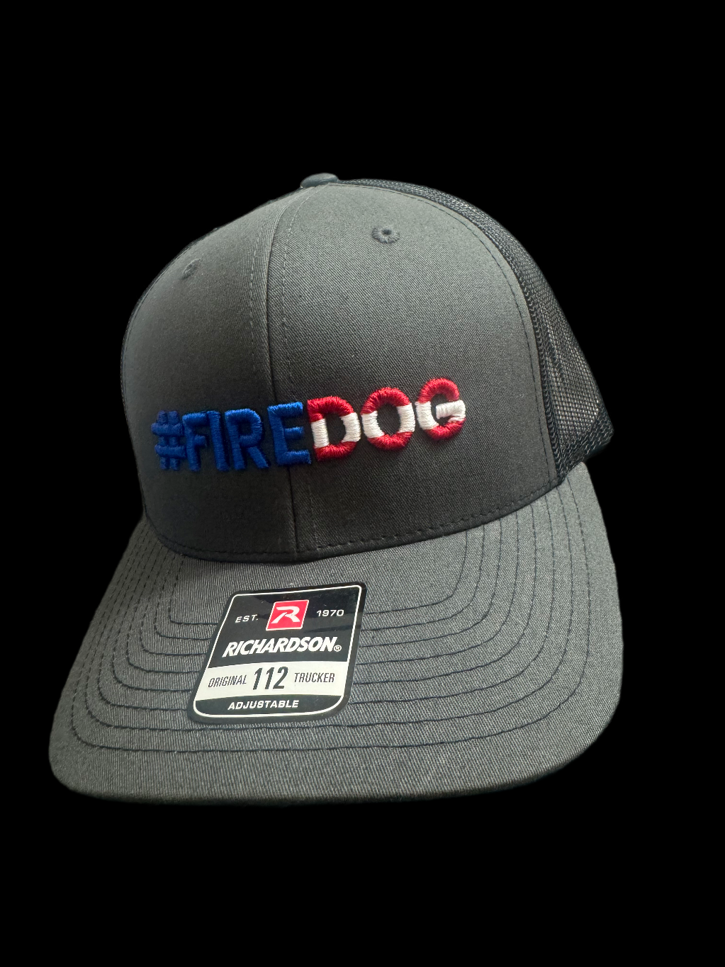 🔥 Firedog™ Richardson 112 Trucker Hat – #FIREDOG Edition