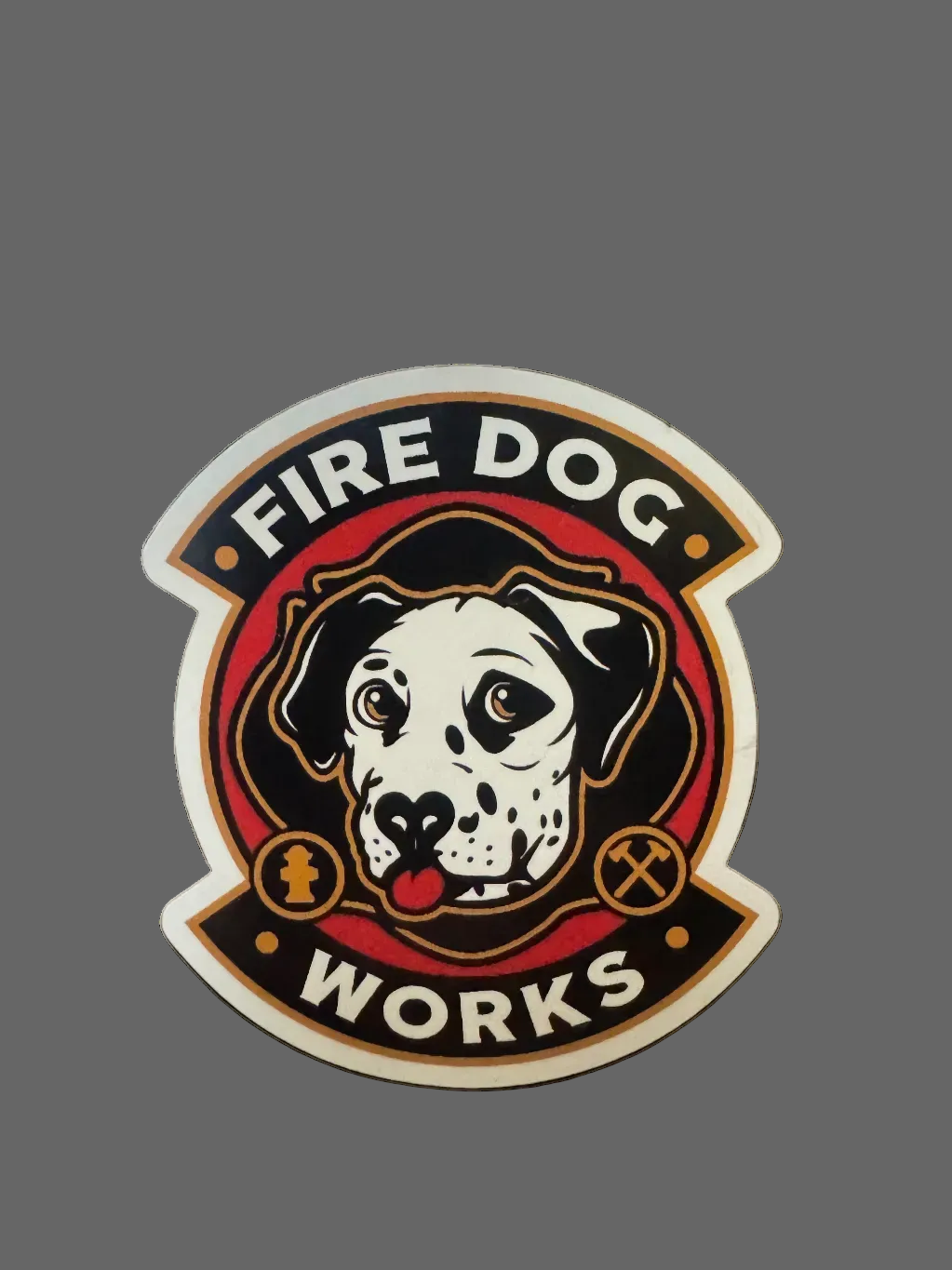 Fire Dog Works Logo Magnetic (3” x 3”) Firedog Works