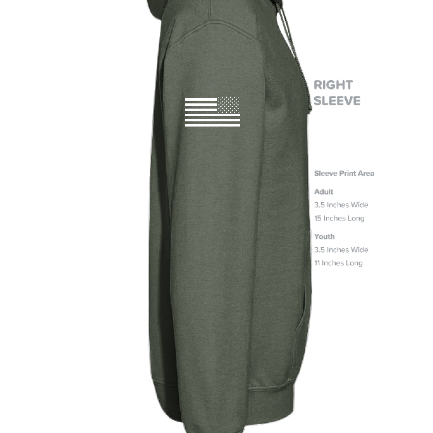 MILITARY GREEN - SLEEVE_RIGHT