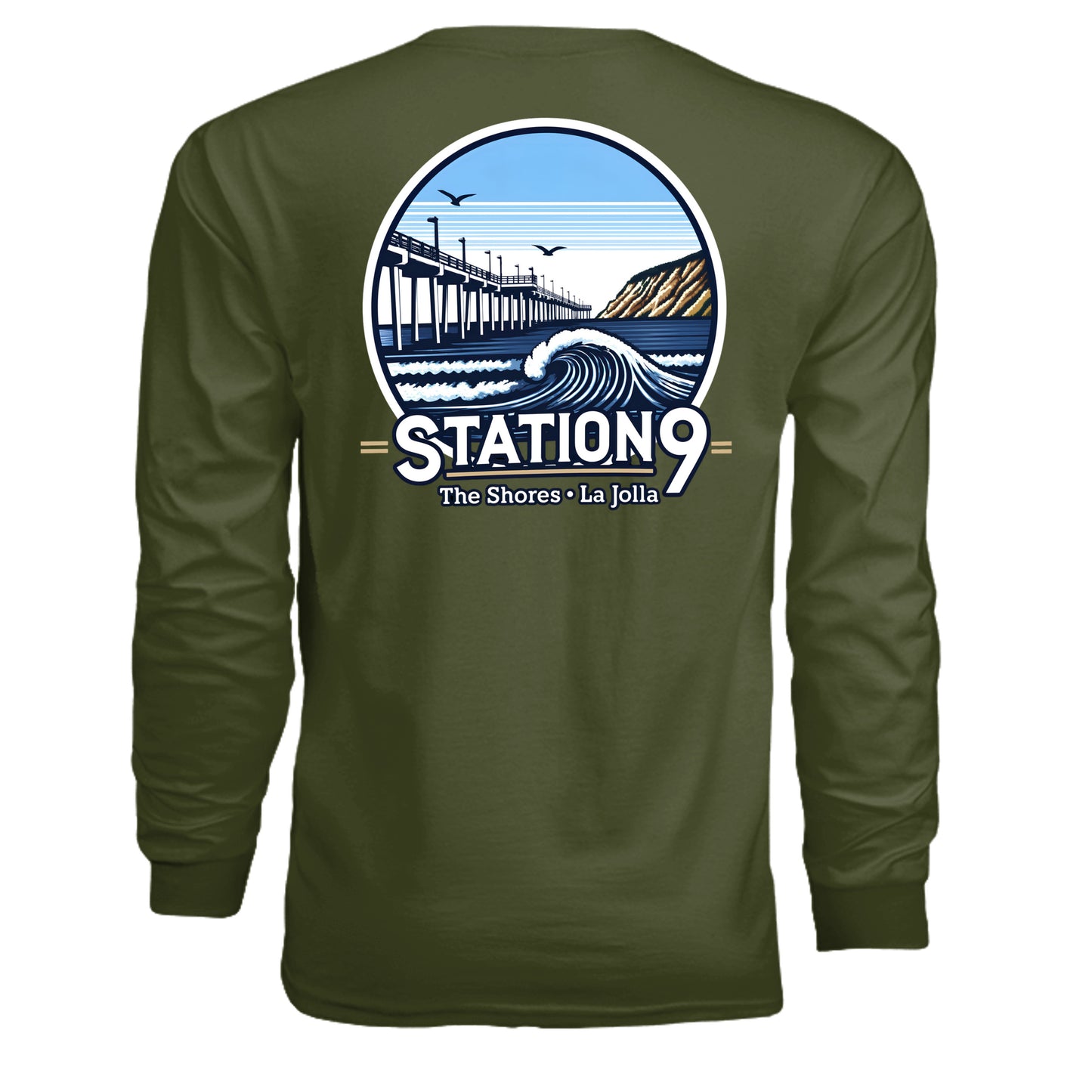 MILITARY GREEN - G240 - BACK