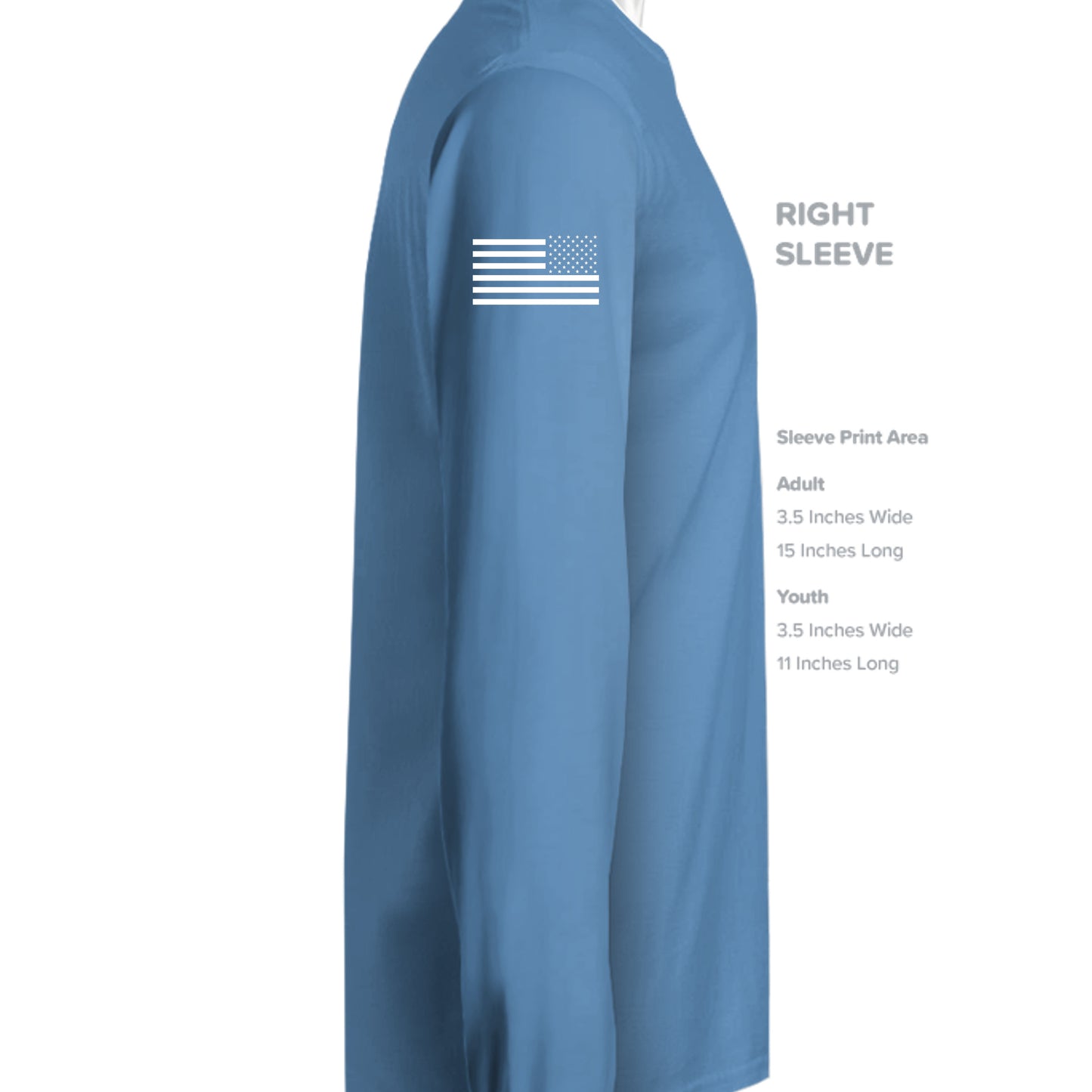 CAROLINA BLUE - G240 - SLEEVE_RIGHT