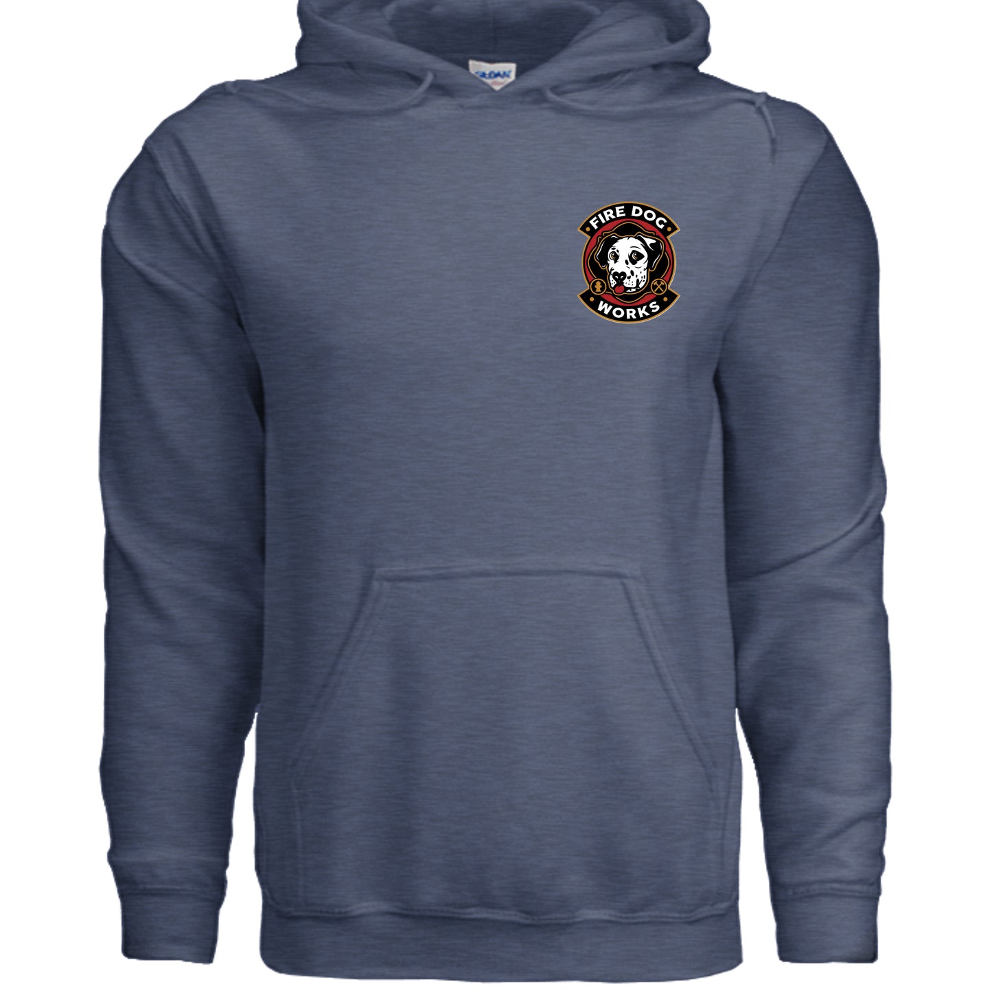Heather Sport Dark Navy - G185 - FRONT