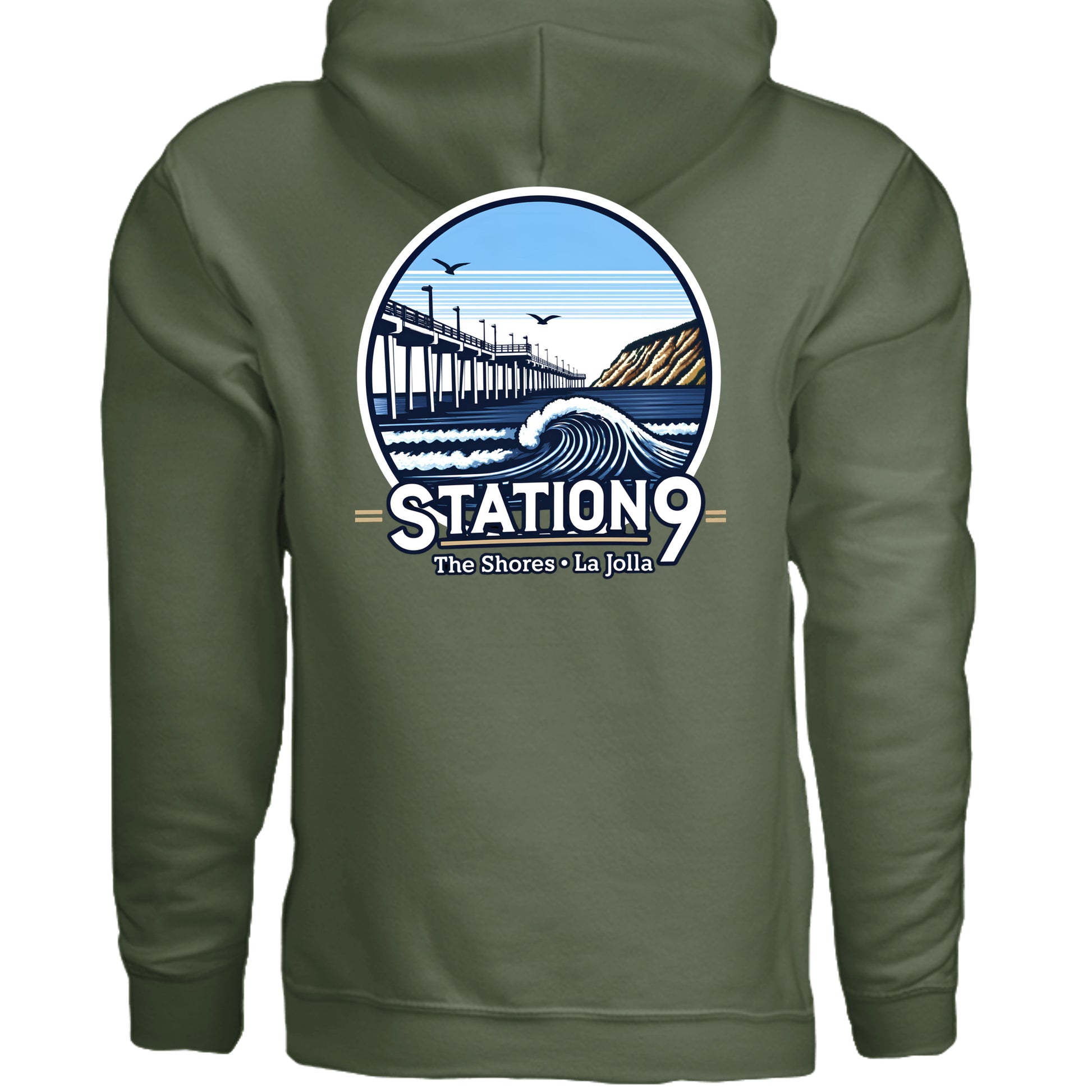 MILITARY GREEN - G185 - BACK