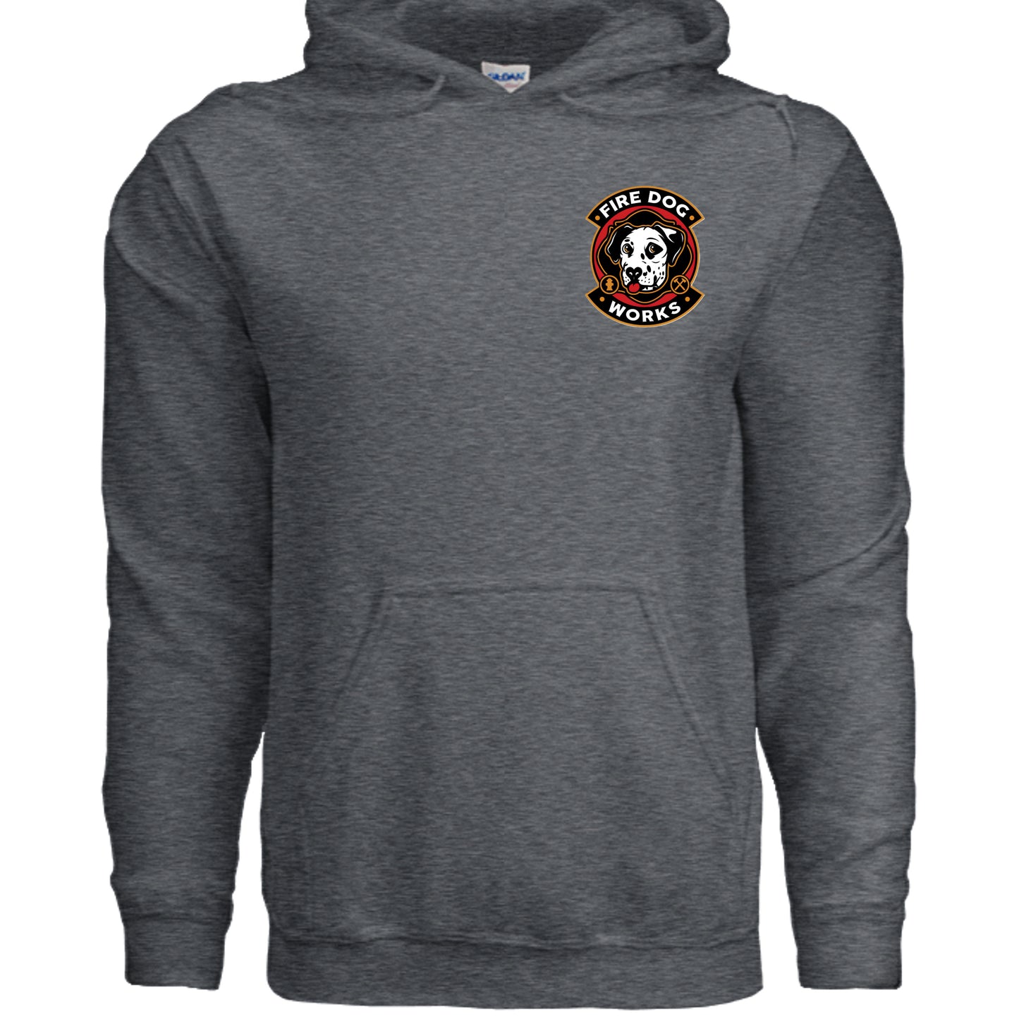 DARK HEATHER - G185 - FRONT
