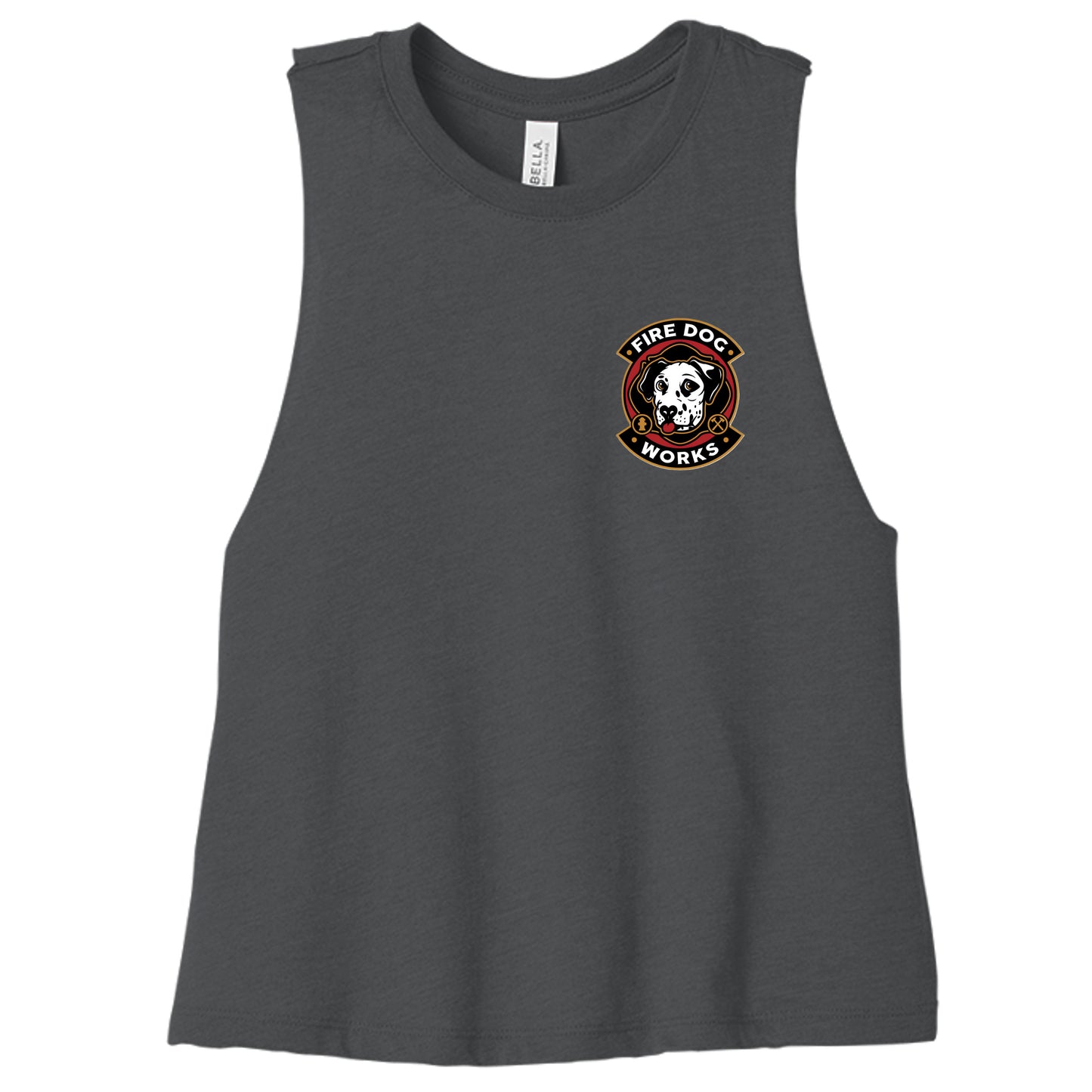 DARK GRY HEATHER - 6682 - FRONT