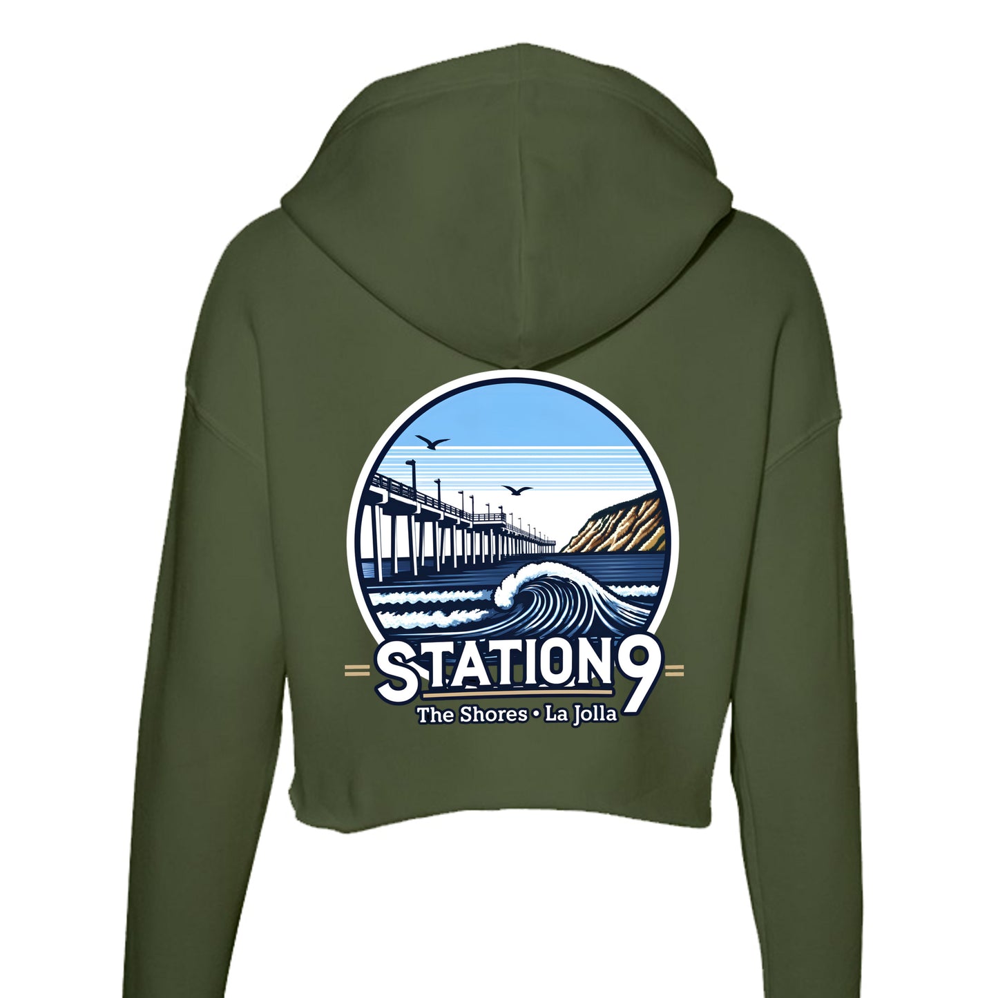MILITARY GREEN - B7502 - BACK