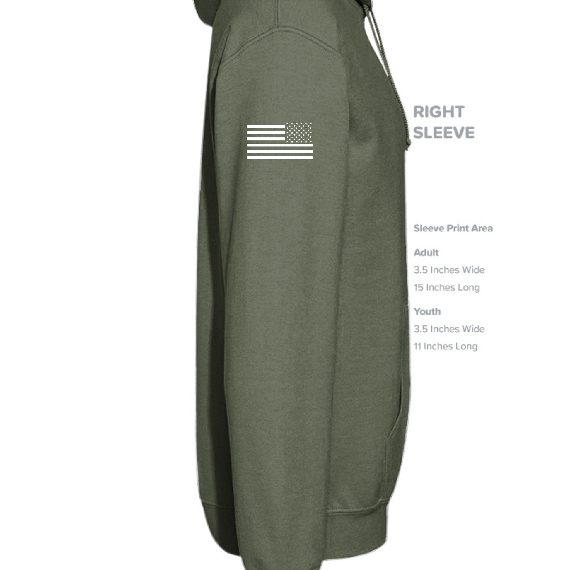 MILITARY GREEN - B7502 - SLEEVE_RIGHT