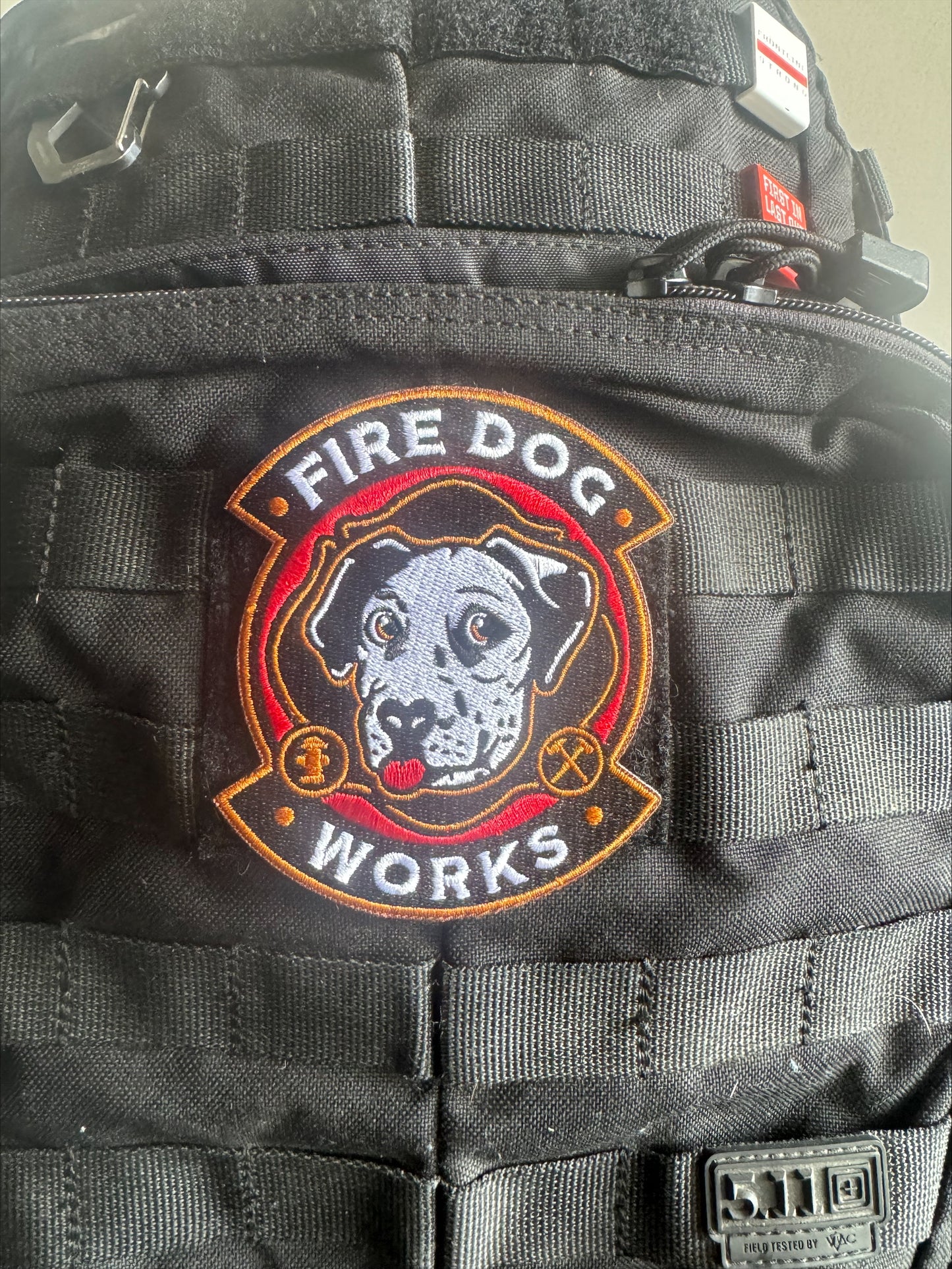 Firedog Works Embroidered Patch