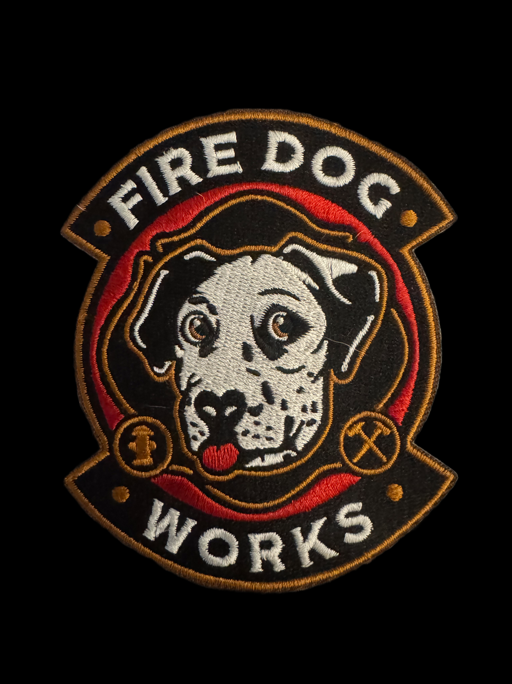 Firedog Works Embroidered Patch